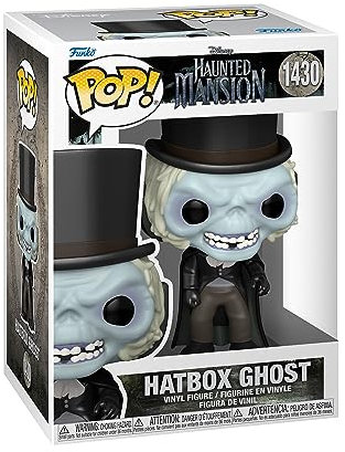 Funko Pop! Disney: The Haunted Mansion - Hatbox Ghost - Figura de Vinilo Coleccionable - Idea de Regalo- Mercancia Oficial - Juguetes para Niños y Adultos - Movies Fans - Muñeco para Coleccionistas