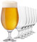 KIAPPO Lagerbiergläser Set 500 ml - 6 Stück Gläser Set - Lagerglas - Geschenke für Männer - Transparentes Glas - Kristallgläser - Spülmaschinenfest