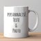 VICVIK Tasse Personnalisable Photo Texte, Mug, Tasse A Cafe Personnalisé Prénom, Cadeau D'anniversaire, Souvenir, Naissance, Collègue