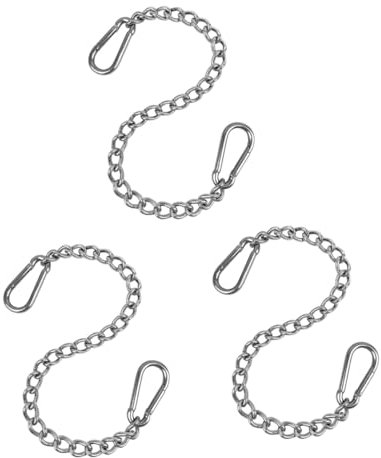 BESPORTBLE 3St Schaukel hängende Kette Hängesessel im Freien Schaukel im Freien Bett Kette für Hängesessel Boxsackkette draussen Schaukelstuhl Hardware Hängematte Sandsack Rostfreier Stahl