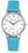 Ravel - Runde silberfarbene Damen-Armbanduhr Brighter Days (27mm Gehäuse) - Analog Quarz - R0140.16.2 - Helles Türkis/Weißes Zifferblatt