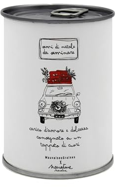 Kit di Coltivazione di Fiori da Regalare con Messaggio - Regalo di Natale per Donna e Uomo Regalo Originale Amici Famiglia Feste - Facilissimo da Usare - 100% Realizzato in Europa (Carico d'amore)