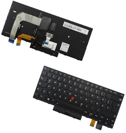 Table-King Ersatztastatur Hintergrundbeleuchtung für Lenovo Thinkpad T470 T480 A475 A485 (Deutsch)