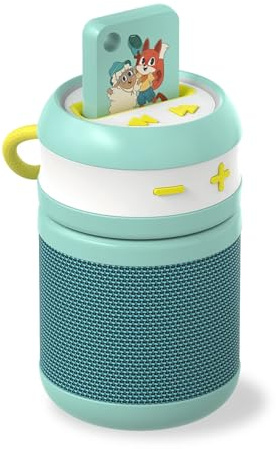 Galakto - Kinder Musik- und Hörspielplayer für zuhause und unterwegs | Inkl. Token „Fox & Sheep – Osaka/Schlaf gut“, Ohne Internet überall hörbereit, Leichte Bedienung, Lange Akkulaufzeit