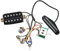 Kit de micro Humbucker à double rail 3 voies avec faisceau de câbles et pièces de guitare électrique facile à installer