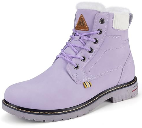 Mishansha Winterschuhe Damen Warme Gefüttert Gr.36-42 | Winterstiefel, Stiefeletten, Frauen, Wärme, Rutschfest, Trekking, Wander
