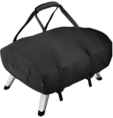 EVRBUL Copertura per forno per pizza compatibile con Ooni Koda da 40,6 cm alimentato a gas da esterno, copertura portatile con tasca adatta per Koda 16, copertura per griglia sollevabile 66 cm L x