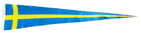 Fahne Flagge Schweden Wimpel Langwimpel - 30 x 150 cm