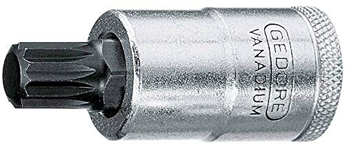 GEDORE Schraubendrehereinsatz 1/2 Zoll XZN Vielzahn M5,1 Stück, INX 19 5