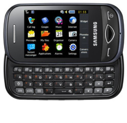 Samsung B3410 Téléphone portable Clavier Qwertz Services de réseaux sociaux Appareil numérique 2MP Noir (Import Allemagne)