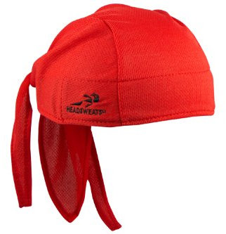 Headsweats Classic Bandana Piraten-Kopftuch, Rot, One Size, 8800 803