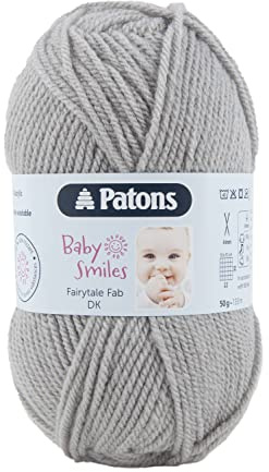 Patons Fairytale Fab DK, Grey (1090), 50g
