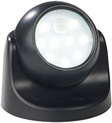 Spot LED sans fil 2 W / 100 lm / 360° avec capteurs de mouvement et dobscurité [Luminea]