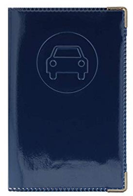 Color Pop Porte-papiers Voiture Jeune Conducteur Couleur Motif Bleu Marine - Fabrication française - en PVC - Tous permis - 13,8 x 9 x 0,5 cm