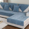 Love House wasserdichte Schnitt Sofa Überwurf Für Haustiere, Anti-rutsch Einfarbig Schmutzresistent Schonbezug Sofa Sofa Throw Sofabezug -blau 70x180cm(28x71inch)