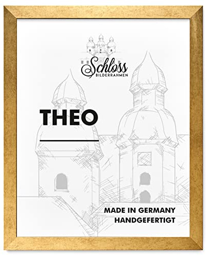 Schloss BILDERRAHMEN Theo 30x40 cm, Dekor Gold Vintage