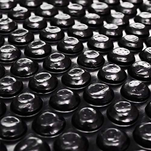 Festnight Poolabdeckung Pool-Solarfolie Rund Poolabdeckung Pool-Solarplane PE (417 cm, Schwarz)