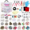 Qpout Jewelry Making Kit - Supplies Include Beads, Charms, Findings, Pliers, Wire for Bracelets, Necklaces, Earrings - Great Gift for Girls, Teens, Women