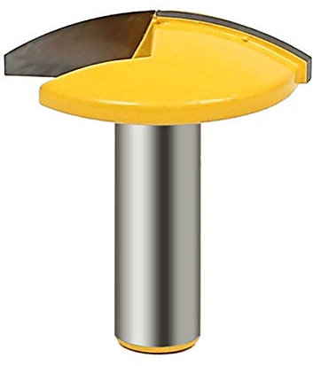 Bowl Router Bit, 1-3/4 Diameter Crown Concave Bowl Molding Round Router Bit 1/2 Shank Woodworking Tool Milling Cutter