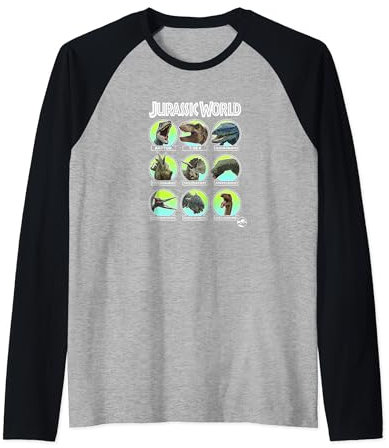 Jurassic World Dinosaurs Hall Of Fame Raglan