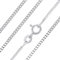 Aeon Jewellery 925 Sterling Silber Kette - 1 mm Diamantschliff Gliederkette I Größen 40-76 cm I Silber Kette Für Stufenlooks, Geschenke oder Anhänger-Ersatz I Mit Poliertuch & Etui