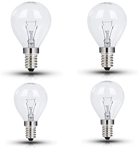 FIND A SPARE 4X Oven Bulbs 40W 230V E14 SES 300℃ Golf Shape Small Edison Screw for Neff Bosch Phillips AEG Hotpoint Cannon Siemens Beko Zanussi Flavel Oven Cooker