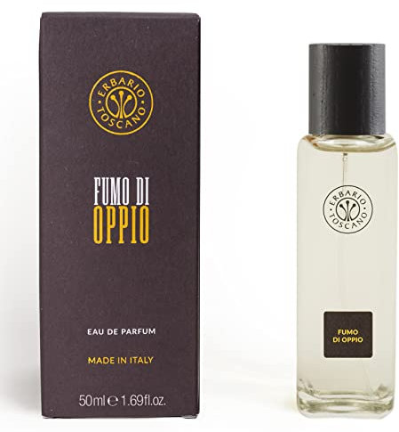 Erbario Toscano, Eau de Parfum, Duft Opiumrauch 50 ml, Product from Tuscany, nachhaltige Verpackung, Made in Italy.