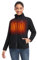 ORORO Women's Heated Fleece Jacket Full Zip with Heated Collar, Fleece Heating Jacket with USB-C Power Bank (Black,M)