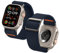 Spigen Lite Fit Ultra Bracelet Compatible avec Apple Watch Ultra 2/1 49mm, Series 10 46mm, Series 9/8/7/6/5/4/SE 45mm, 44mm - Marin