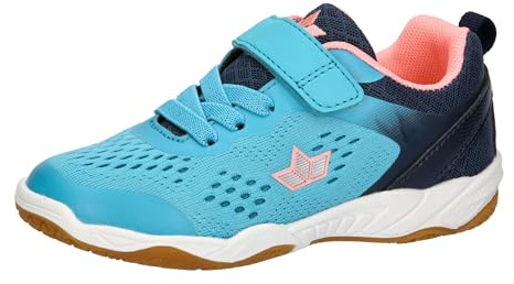 Lico Unisex Kinder Key Vs Hallenturnschuhe, Türkis Marine Rosa, 41 EU