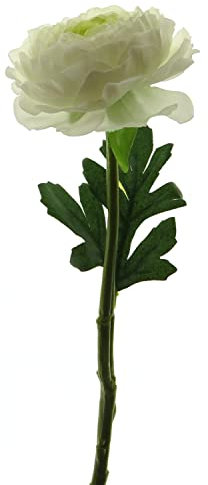 artplants.de Kunstblume Ranunkel WENNA, Creme, 30 cm - Künstliche Stielblume