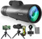 Télescope Monoculaire,Monoculaire 10-30X50 Zoom HD,Télescope Monoculaire à Prisme FMC BAK4 Haute Puissance avec Adaptateur de Téléphone à Bandoulière pour Observation des Oiseaux Chasse Camping