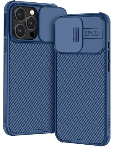 AROYI Cover Compatibile con iPhone 15 Pro (6.1),Protezione Fotocamera Anti Graffio Hard PC Custodia per iPhone 15 Pro - Blu