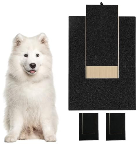 Lijador de garras para perros con caja de golosinas, tabla rascadora para perros, incluye 2 hojas de papel de lija para uñas, alternativa a la lijadora de garras, garras para perros sensibles