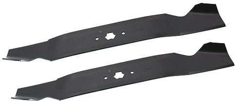 SECURA Jeu de lames (high-lift) compatible avec Oleo-Mac Polo 108/15.5 H 13AM799G636 Tracteur de pelouse