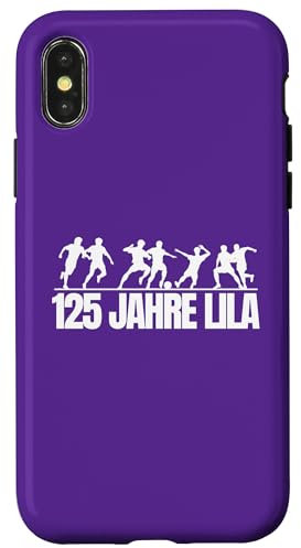 Hülle für iPhone X/XS 125 Jahre Osnabrück Jubiläum Fan Stadion lila Niedersachsen