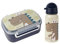 SIGIKID Kindergarten-Set Trinkflasche & Brotdose Beige/Blau Dino,Onesize