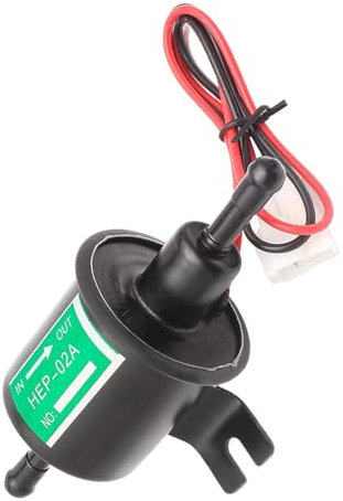 Zestvria Elektrische Ölpumpe für Vergaser, Inline-Ölpumpe - 12-V-Transfer-Inline-Kleinölpumpe,HEP-02A Auto-Modifikationen, elektrische Motorrad-Ölpumpe, effizient für Rasenmäher-Vergasermotor