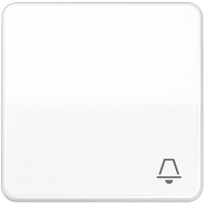 JUNG Wippe m. Symbol Klingel (Duroplast) Alpinweiß Serie CD