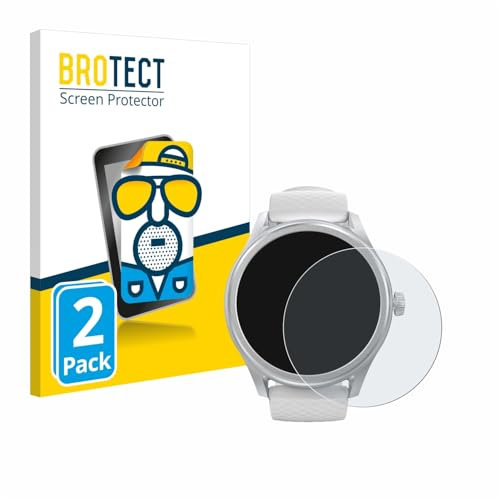 BROTECT Entspiegelungs-Schutzfolie für Hama Smartwatch 5010 (2 Stück) Matte Displayschutz-Folie, Anti-Reflex, Anti-Fingerprint
