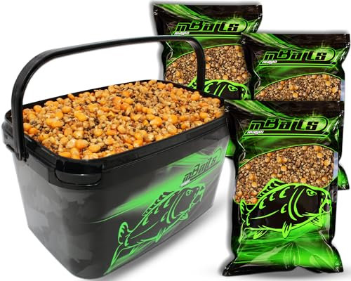 Magic Baits 3kg Ready Particle Mix Scopex im Eimer Carp Seeds Angelfertig Partikel Karpfen Köder Gekochte Körner Karpfenfutter Futtermittel