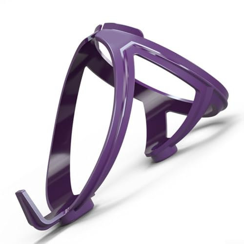 Fahrradflaschenhalter mit ergonomischem Design, aus Polycarbonat und Glasfaser (dunkelviolett)