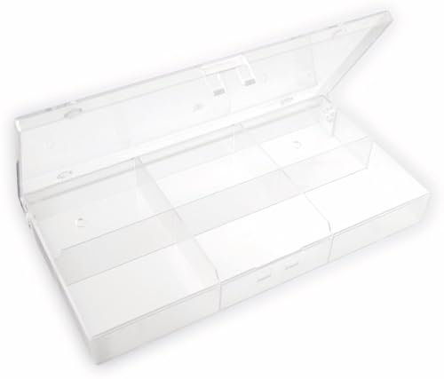 Huefner Duebel Sortimentskasten (L x B x H) 194 x 101 x 31mm Anzahl Faecher: 6 feste Unterteilung 1S