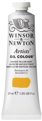 Winsor & Newton Artists' Oil Paint, 37ml Tube, Naples Yellow Deep