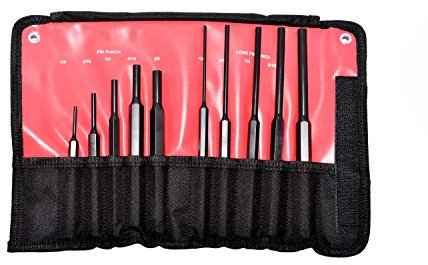 Mayhew Pro 61511 Pin Punch Set, 10-Piece