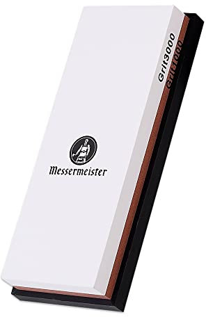 Messermeister Two-Sided Sharpening Stone, 1000 & 3000 Grit