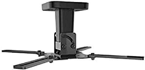 Meliconi Pro 100 Supporto Da Soffitto per Videoproiettore, Orientabile Orizzontalmente e Verticalmente, Nero