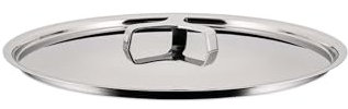 Alessi Edelstahl Deckel Pots and Pans silber Edelstahl 18/10 Pots&Pans