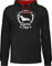 Pullover Herren Frauen Hoodie Kontrast zweifarbig - Geschenk für Hundebesitzer - Stolzer Dackel Papa - XL - Schwarz/Rot - sprüche Hund Hunde Spruch Hund, hundegeschenke gassi mit hundemotiv