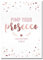 Personalised Pimp Your Prosecco Wedding Table Sign In Rose Gold Effect and Blush Pink (RGP25)